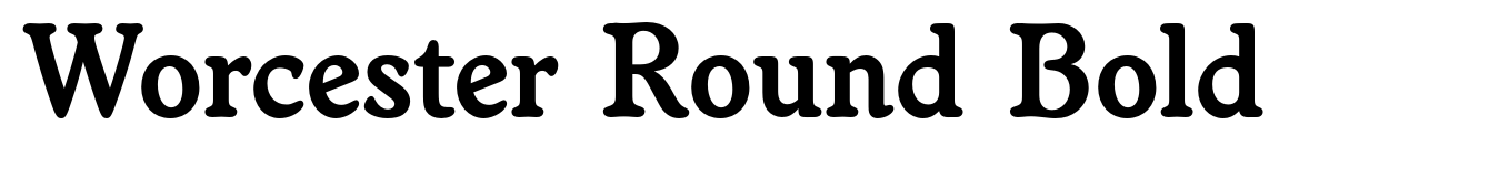 Worcester Round Bold